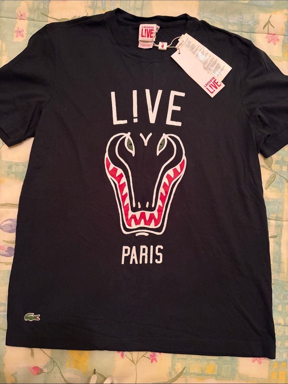 New with tags! 🖤 Men’s Lacoste Live T-Shirt | Size 5 (~large)